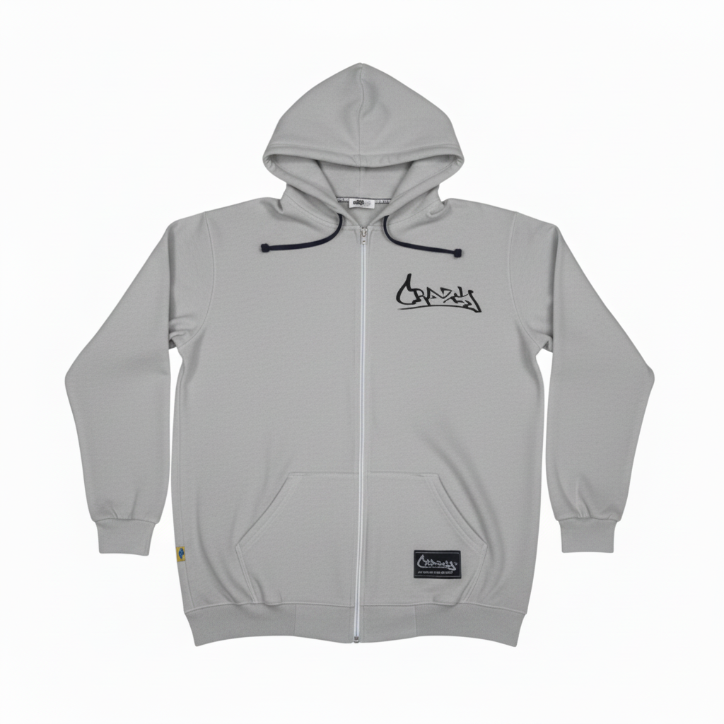 Hoodie gris CRAZY