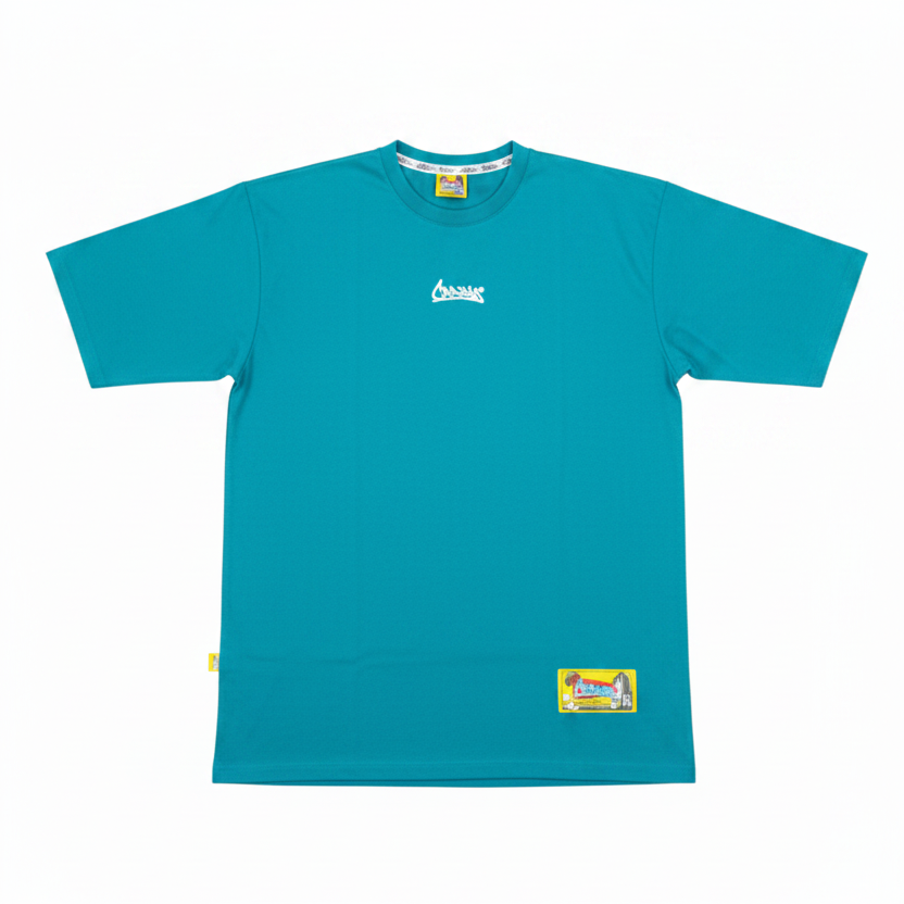 Camiseta azul agua marina