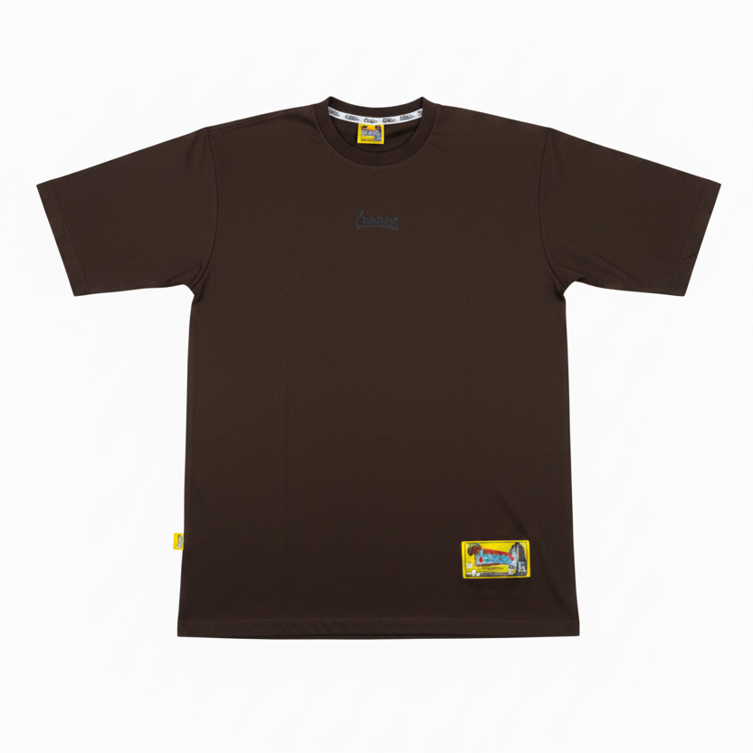 Camiseta café oscuro
