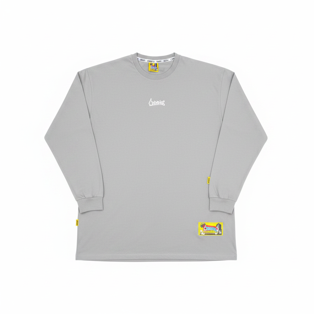 Camiseta Gris Fondo Blanco