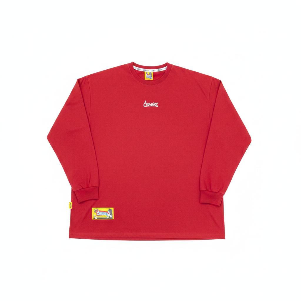 Camiseta Roja Fondo Blanco