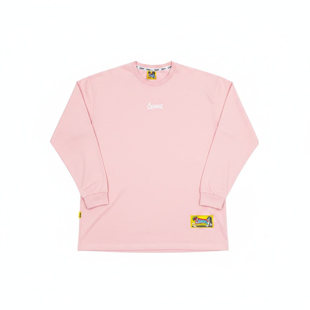 Camiseta Rosa Fondo Blanco