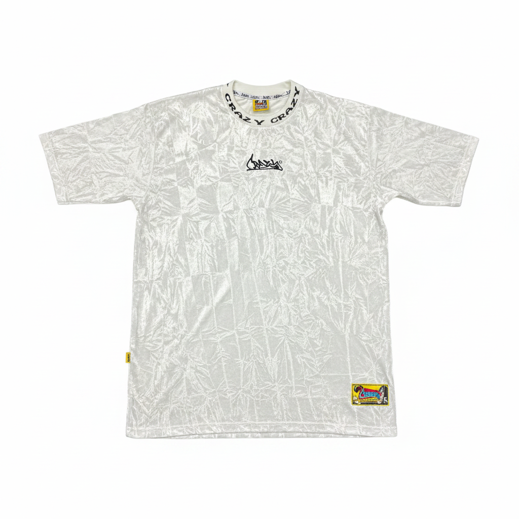 Camiseta terciopelo blanco