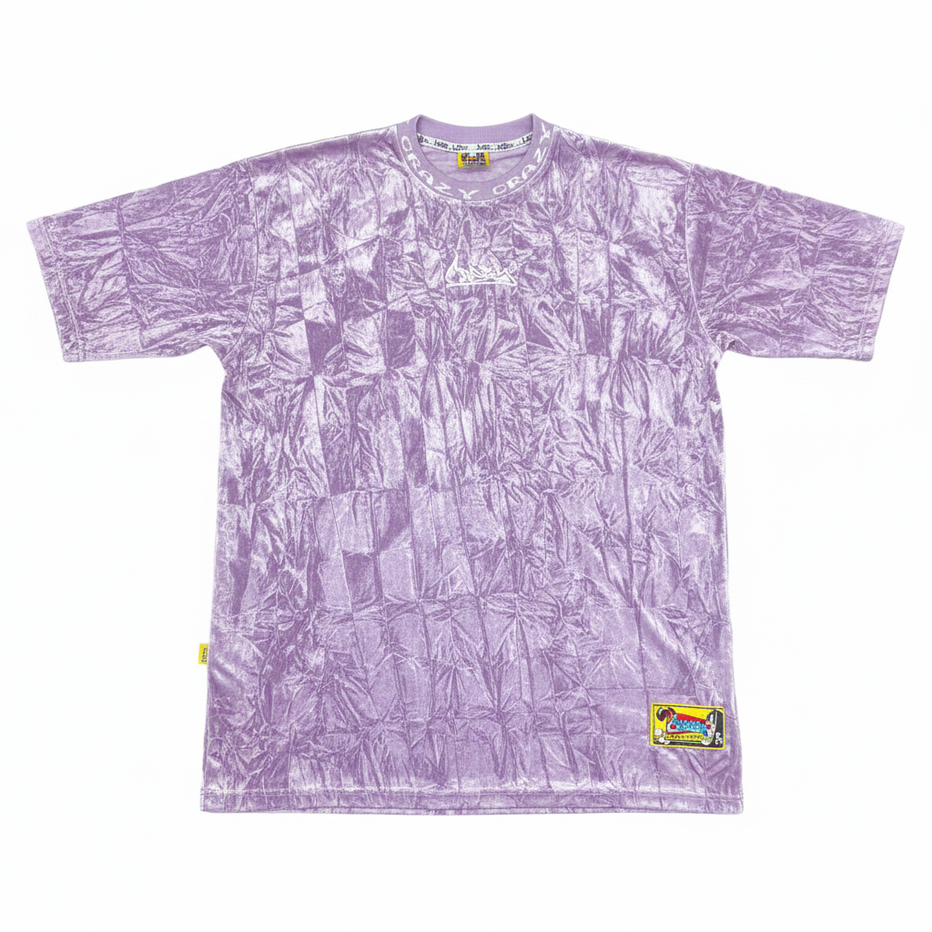 Camiseta terciopelo lila