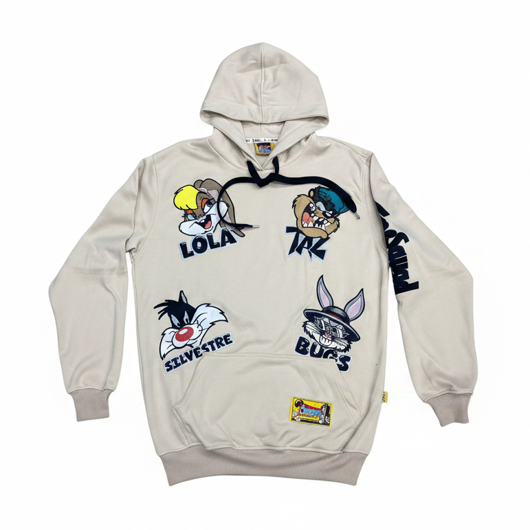 Hoodie Looney Tunes fondo blanco