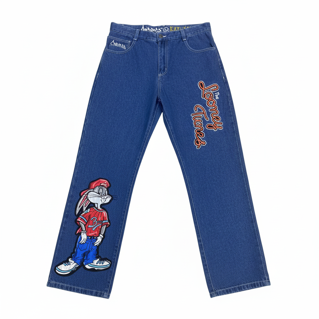 Jeans Looney Tunes sin fondo