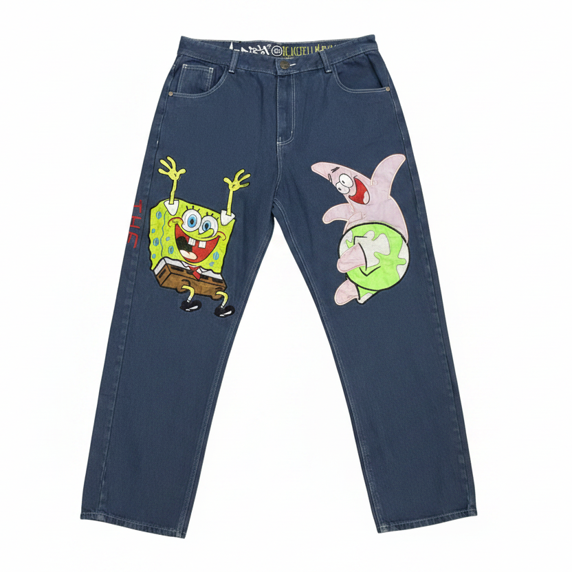 Jeans SpongeBob sin fondo
