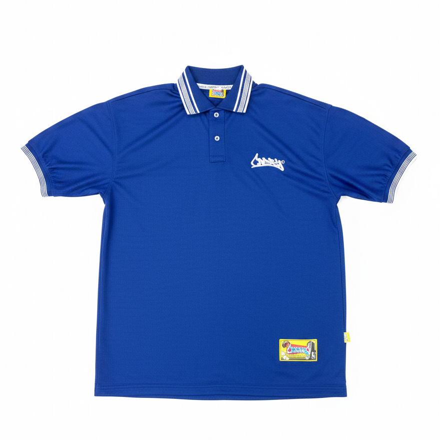 Polo Azul Rey Fondo Blanco