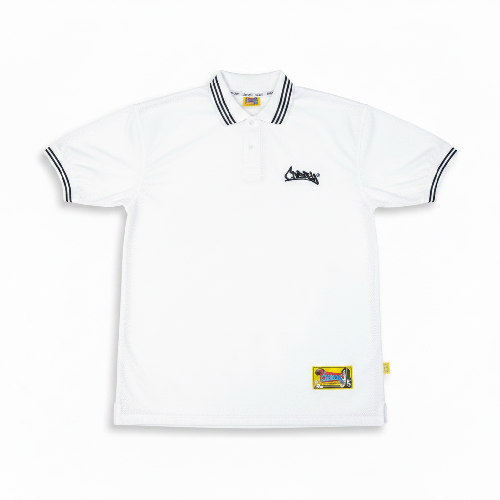 Polo Blanca Fondo Blanco