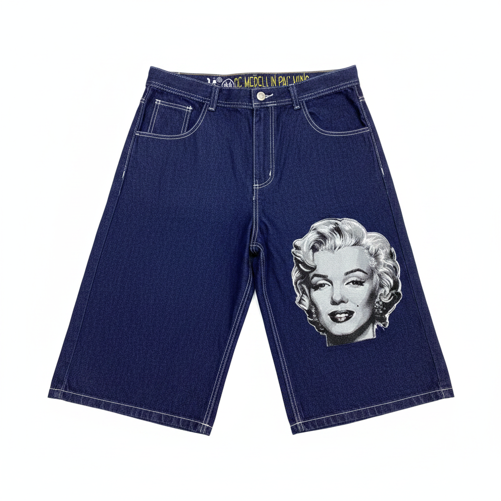 Short Marilyn Monroe fondo blanco